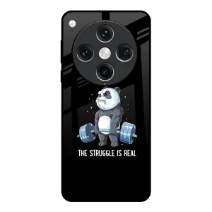 Real Struggle Glass Case for Oppo Find x8 Pro Sleek Guard