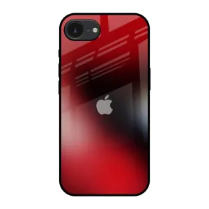Non Slip Surface Red Garnet Glass Case for Apple iPhone 16e