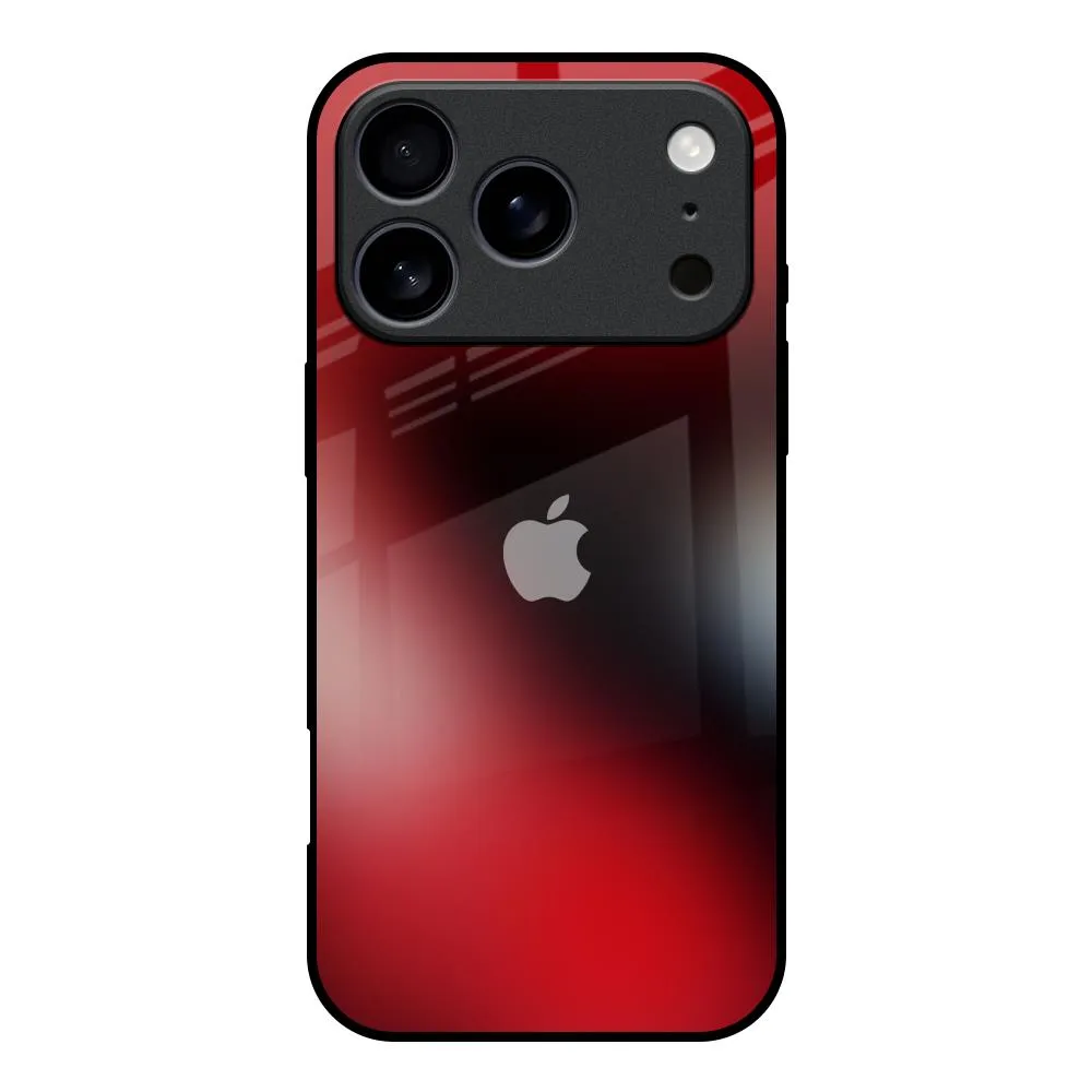 Red Garnet Glass Case for iPhone 17 Pro Classic Design Smooth Grip Layer
