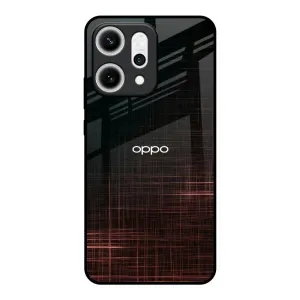 Hybrid Texture Sporty Design Wooden Mat Glass Case for Oppo Reno14 5G