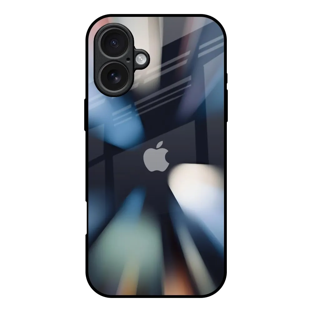 Colorful Illusion Glass Case for iPhone 17 Modern Edge