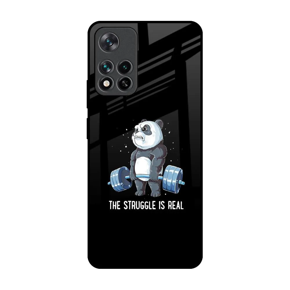 Port Protection Minimal Edge Design Real Struggle Glass Case for Mi 11i