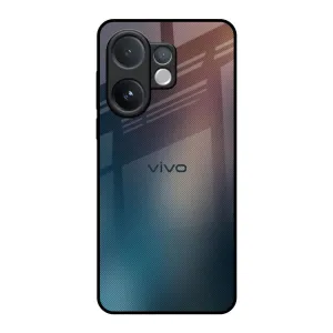 Carbon Fiber Dust Strom Glass Case for Vivo V60 5G