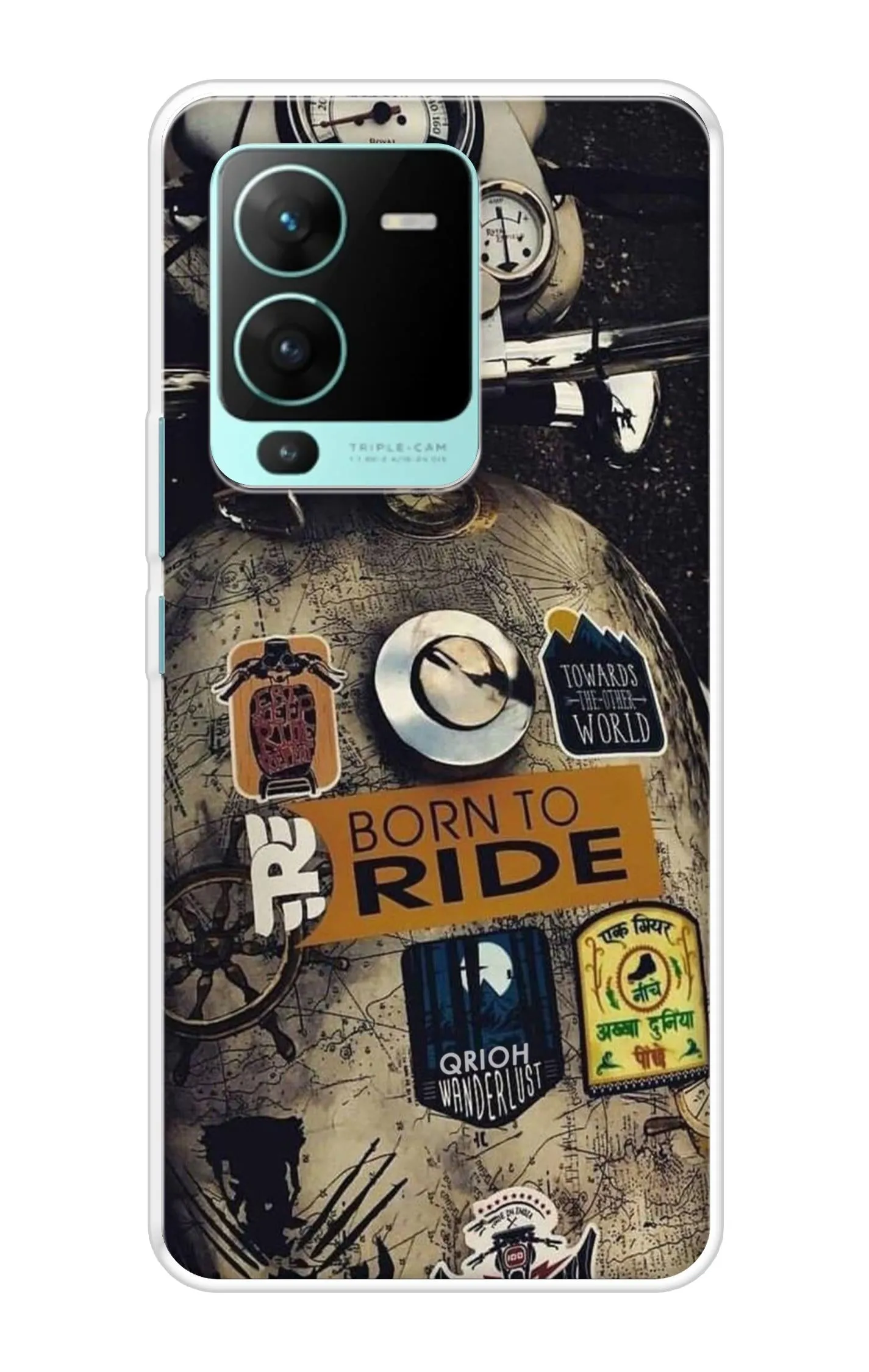 Sleek Profile Ride Mode On Soft Cover for Vivo V25 Pro