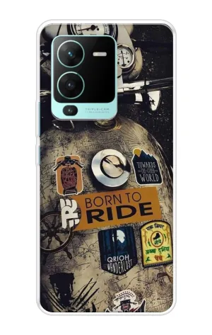 Sleek Profile Ride Mode On Soft Cover for Vivo V25 Pro