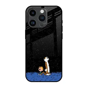 Night Sky Star Glass Case for iPhone 14 Pro Matte Shield