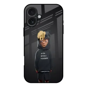 Luxury Pattern Dishonor Glass Case for iPhone 17