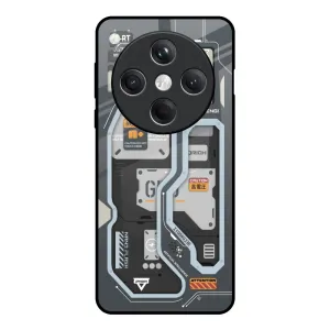 Travel Companion Retro Futuristic Glass Case for Oppo Find X8 5G