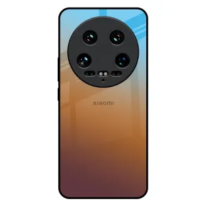 Rich Brown Glass Case for Mi 14 Ultra 5G Futuristic style Bold Look