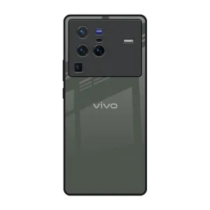 Soft Pattern Layer Charcoal Glass Case for Vivo X80 Pro 5G