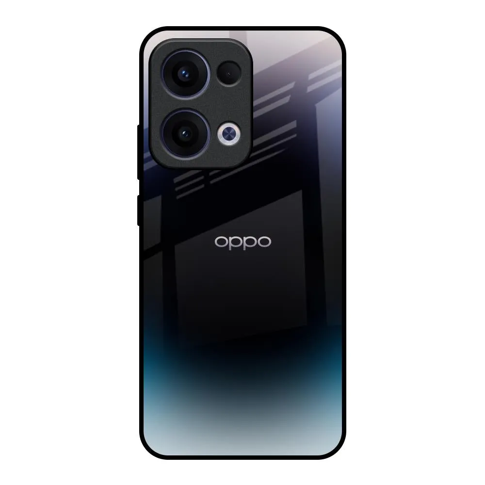 Ergonomic Texture Black Obsidian Glass Case for Oppo Reno13 5G