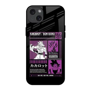 Flexible frame Luxury Surface Strongest Warrior Glass Case for iPhone 15 Plus