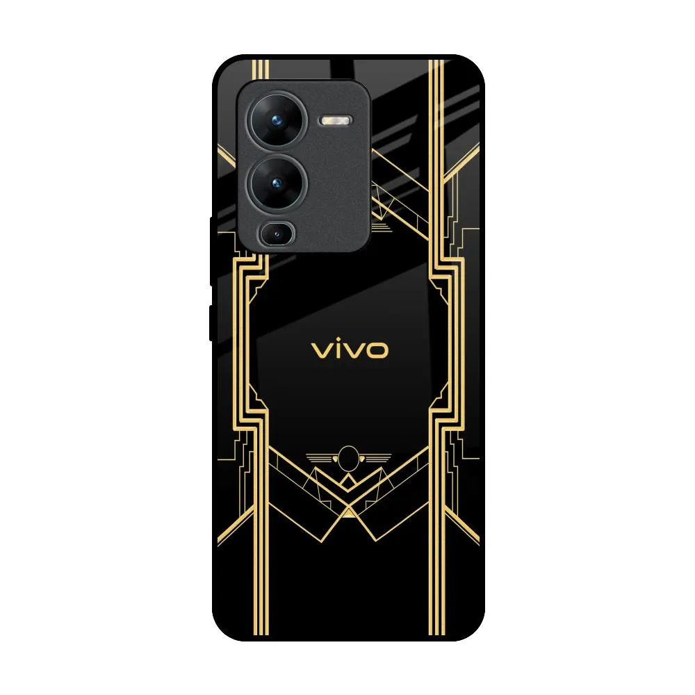 Sacred Logo Glass Case for Vivo V25 Pro Protective Corner Ultra light
