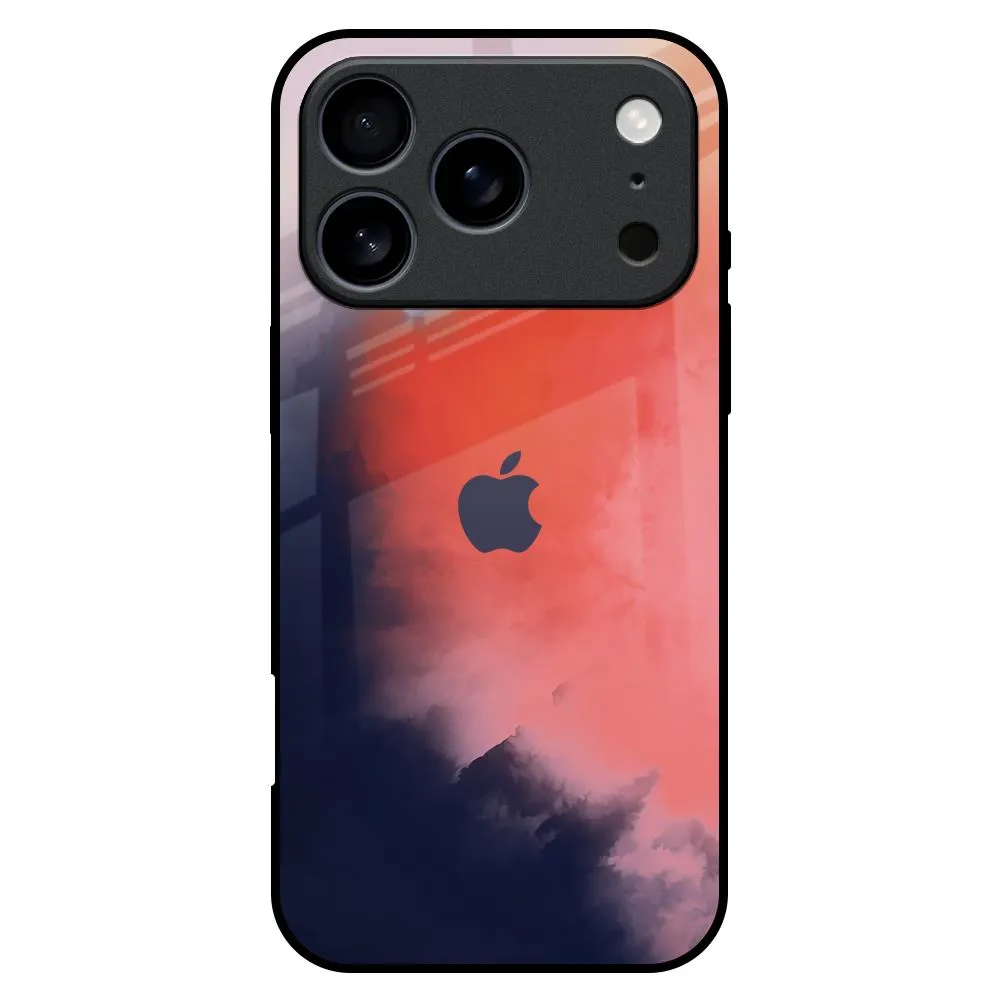 Premium Grip Smooth Layer Scary Weather Glass Case for iPhone 17 Pro Max