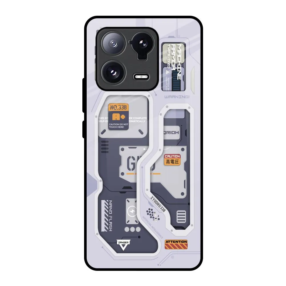 Tech Savvy Glass Case for Mi 13 Pro Modern Texture