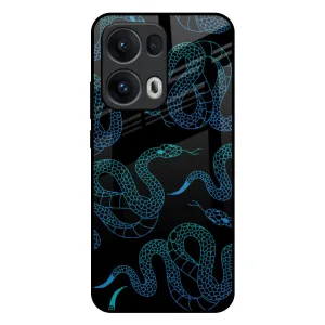 Serpentine Glass Case for Oppo Reno13 Pro 5G Ergonomic form Protective Lining