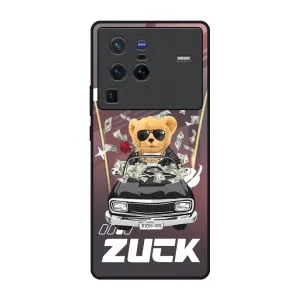 Money Madness Glass Case for Vivo X80 Pro 5G Textured Detail Matte Surface