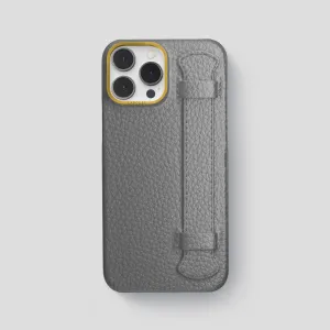 Handle Case For iPhone 15 Pro Max In Calf Slim Comfort Modern Finish