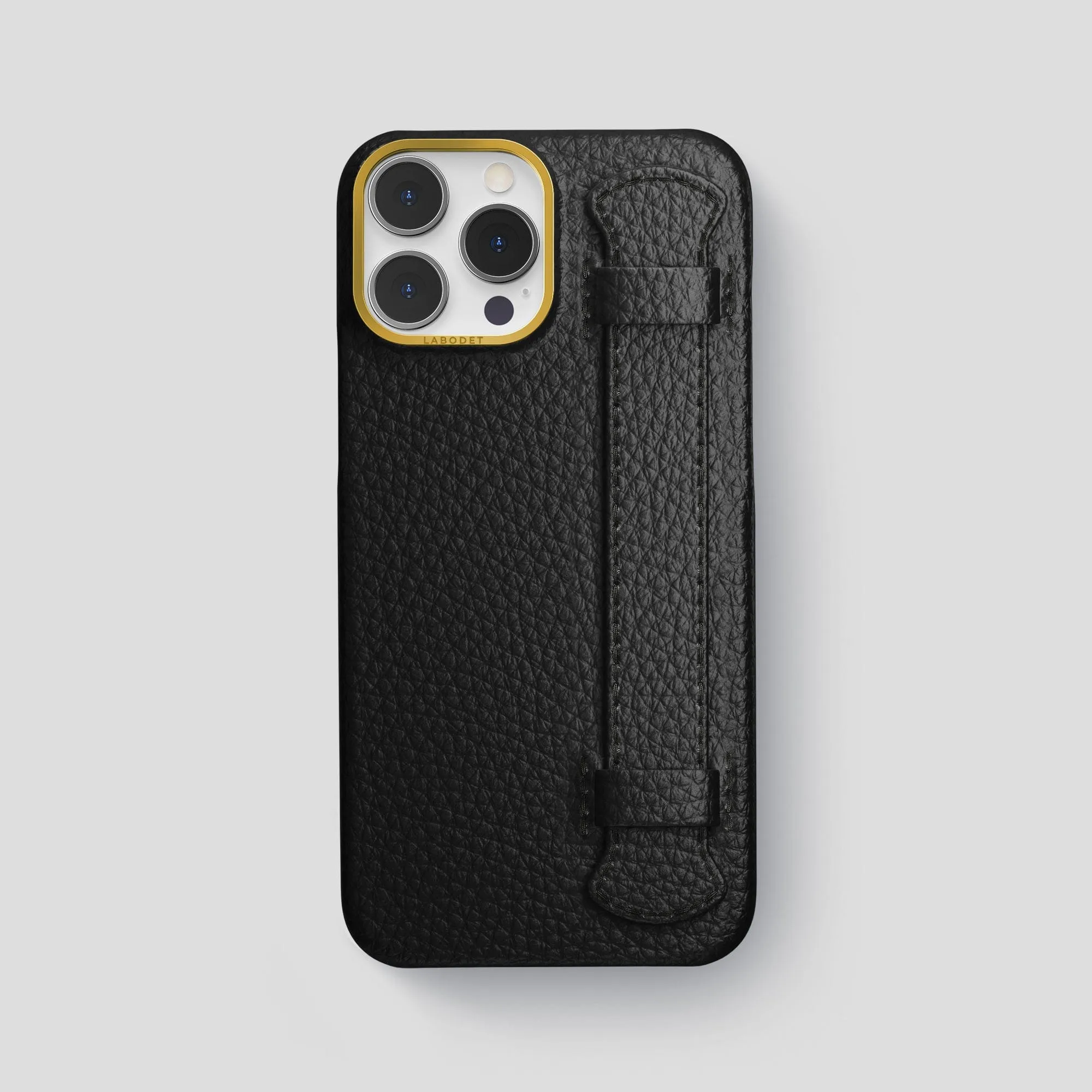 Handle Case For iPhone 15 Pro Max In Calf Lightweight Grip