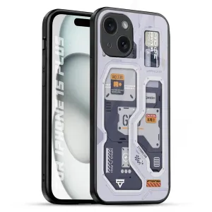 High strength Resistant Layer Tech Savvy Glass Case for iPhone 15 Plus