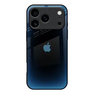 High gloss slim fit Blue Dynamic Glass Case for iPhone 17 Pro