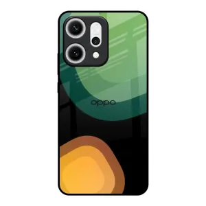 Grass N Sun Glass Case for Oppo Reno14 5G Fashion Edge