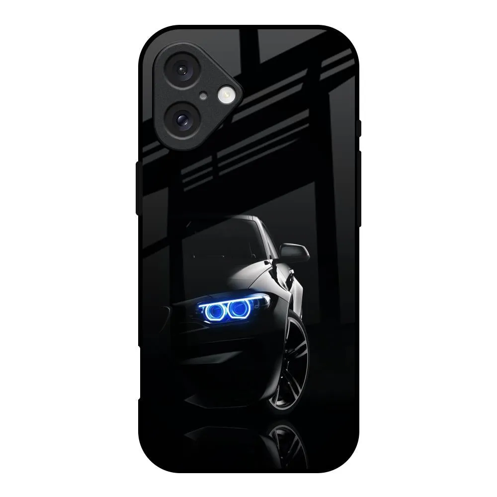 Car In Dark Glass Case for iPhone 16 Hybrid Look