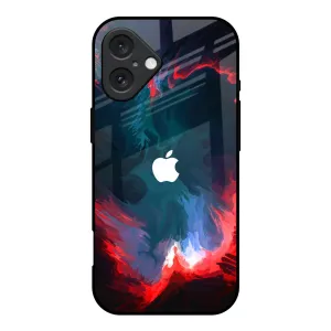 Soft Grip Layer Matte Build Brush Art Glass Case For iPhone 16