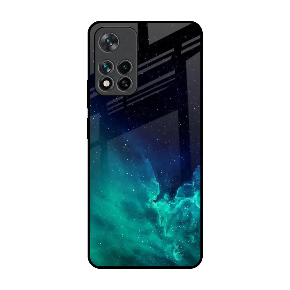 Luxury Accent Winter Sky Zone Glass Case For Mi 11i
