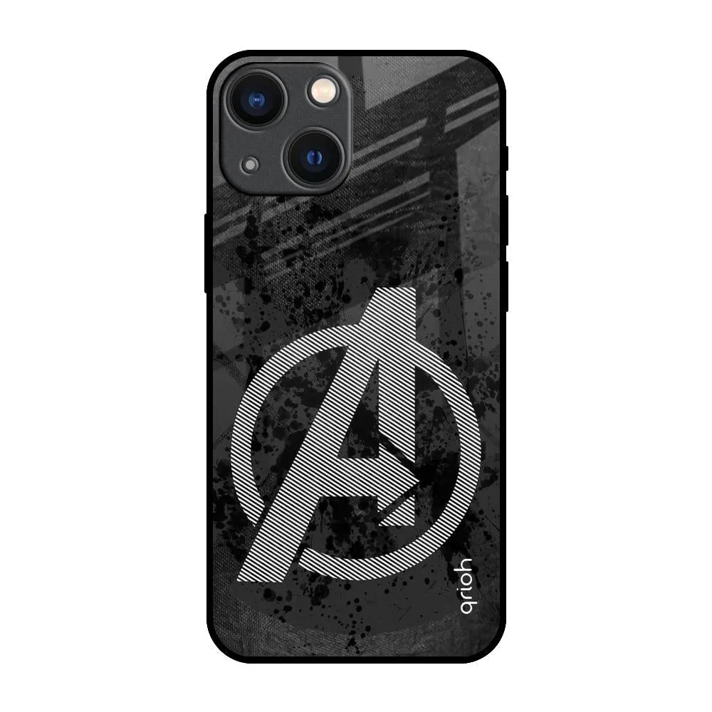 Impact Resistant Hybrid Texture Design Sign Of Hope Glass Case for iPhone 14 Plus