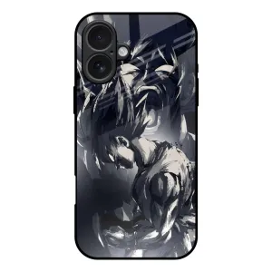 Sketch Art DB Glass Case for iPhone 17 Protective Design Layer Casual Texture