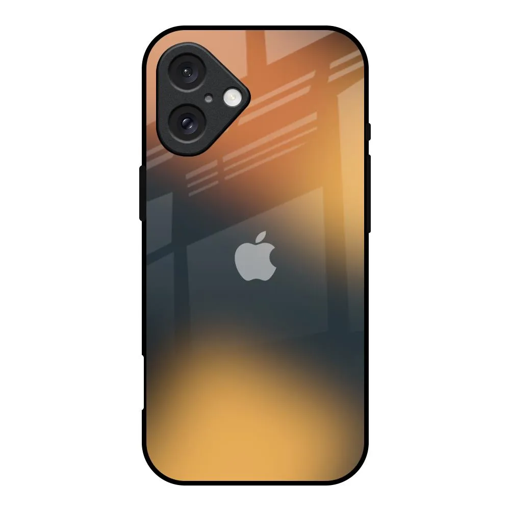 Luxury Feel Blurry Art Glass Case for iPhone 16