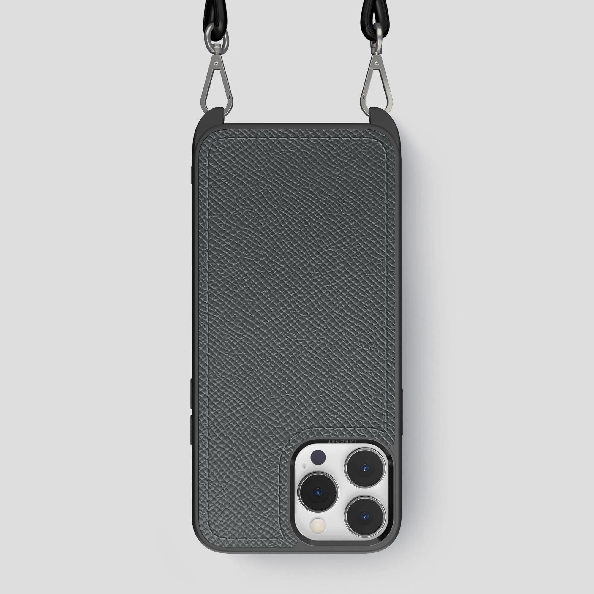 Flexible Comfort Crossbody Sport Case For iPhone 15 Pro Max In Epsom-Style Calf