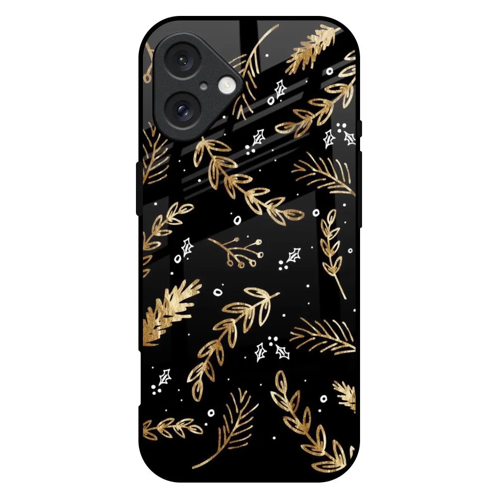 Autumn Leaves Glass Case for iPhone 16 Plus Vivid Detail