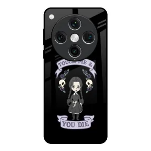 Touch Me & You Die Glass Case for Oppo Find x8 Pro Portable Fit