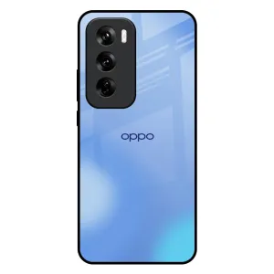 Anti scratch Vibrant Blue Texture Glass Case for Oppo Reno 12 Pro 5G