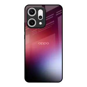 Heat dissipation Pocket Size Gaussian Red Glass Case for Oppo Reno14 5G