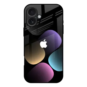 Color Icon Glass Case for iPhone 17 Stylish Shape Anti Shock