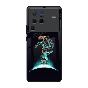 Protective Frame Design Compact Feel Star Ride Glass Case for Vivo X80 Pro 5G