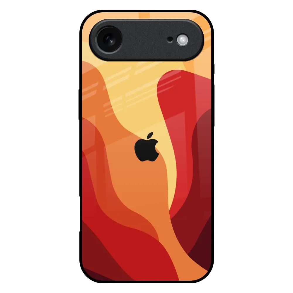 Magma Color Pattern Glass Case for iPhone 17 Air Durable Quality