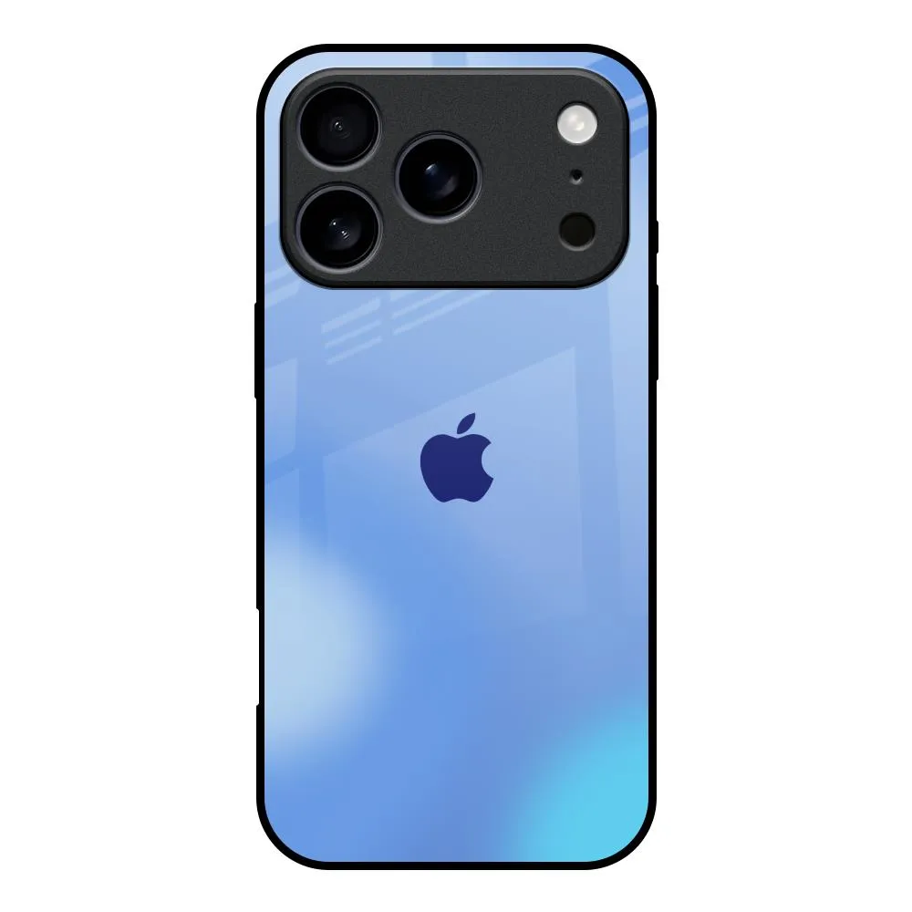 Vibrant Blue Texture Glass Case for iPhone 17 Pro Enhanced grip