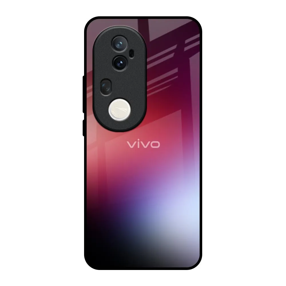 Gaussian Red Glass Case for Vivo T4 Ultra 5G Hybrid Grip Finish