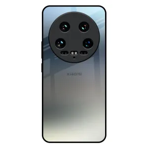 Tricolor Ombre Glass Case for Mi 14 Ultra 5G Simple Style