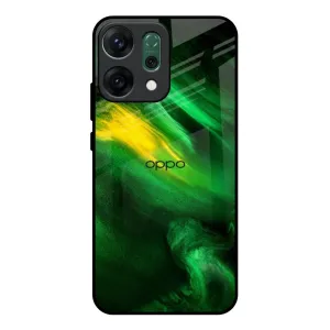 Gloss Surface Clear Frame Forest Galaxy Glass Case for Oppo Reno14 Pro 5G