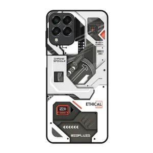 Explore Circuit Glass Case for Samsung Galaxy M53 5G Hand Feel