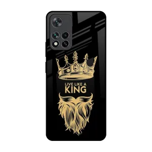 King Life Glass Case For Mi 11i Modern Touch