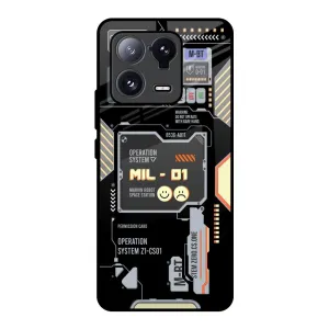 Exposed Parts Glass Case for Mi 13 Pro Classic Finish