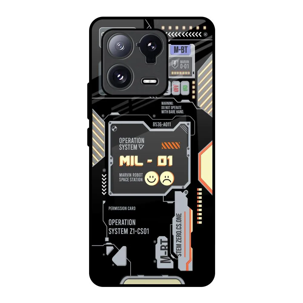 Exposed Parts Glass Case for Mi 13 Pro Classic Finish