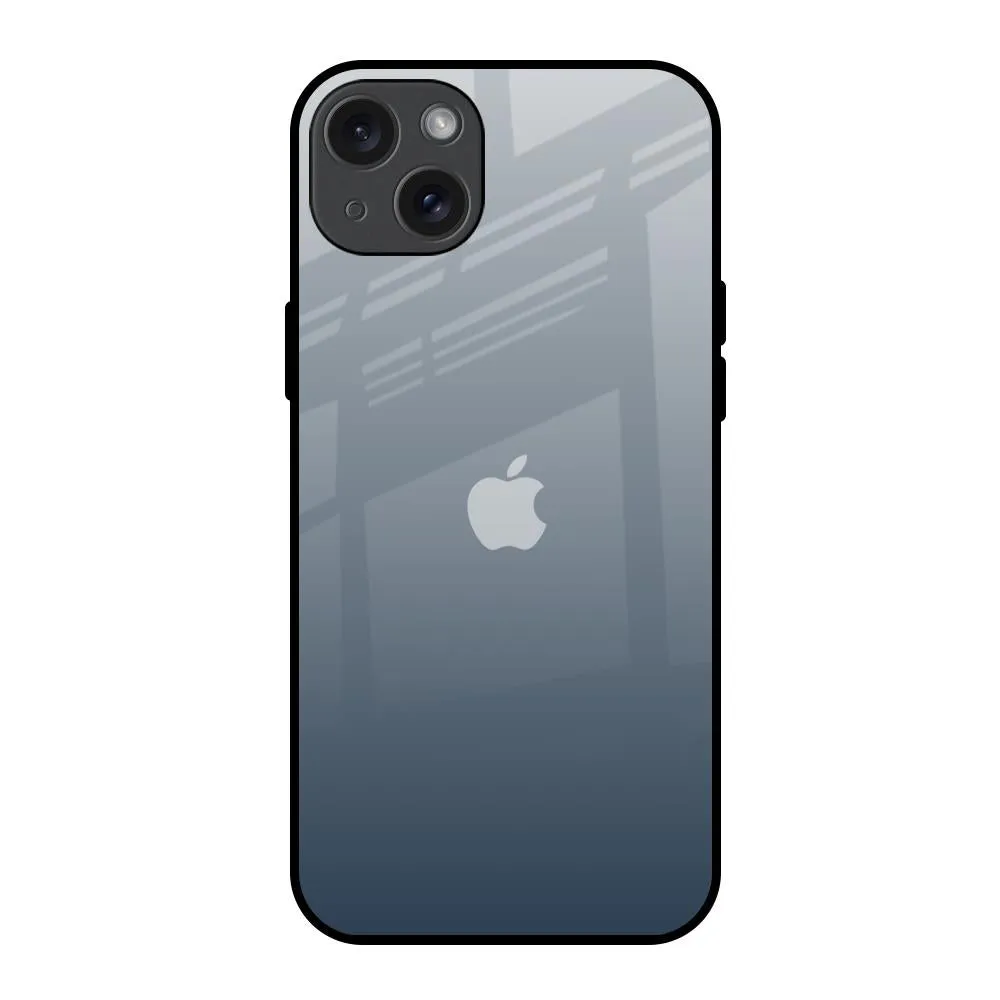 Dynamic Black Range Glass Case for iPhone 15 Plus Polished Surface Texture