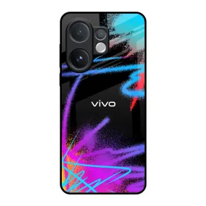 Brushy Color Glass Case for Vivo V60 5G Matte Texture Surface Matte Build